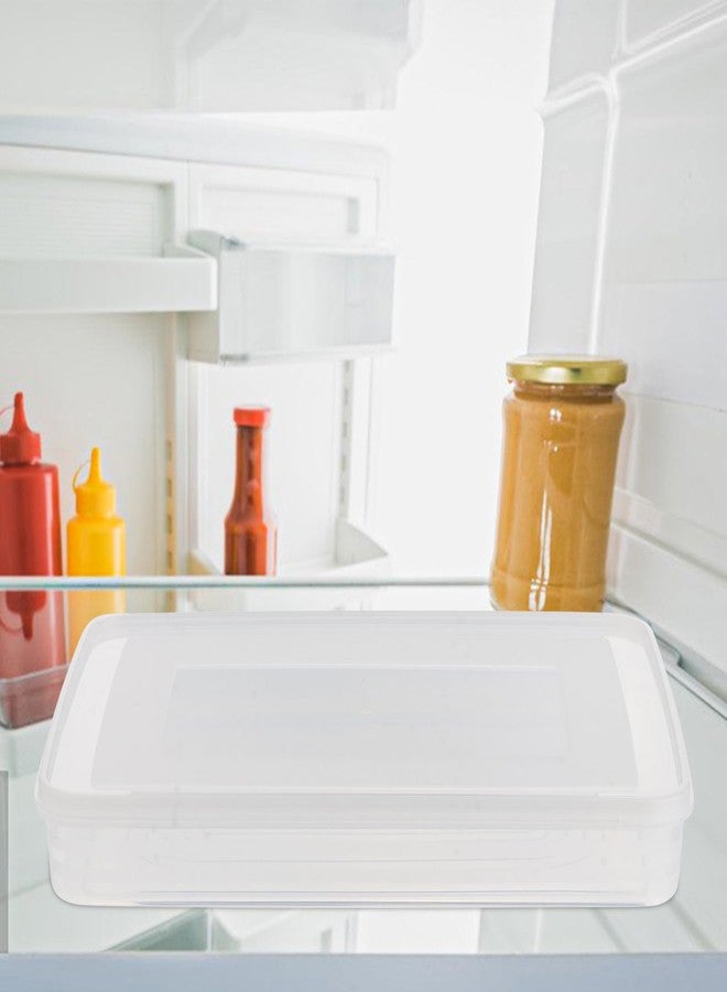 COLLBATH 2pcs Dumplings Storage Box Refrigerator Container with Lid for Dumplings Stackable Kitchen Supply Easy to Clean Safe for Microwave and Freezer - Image 4